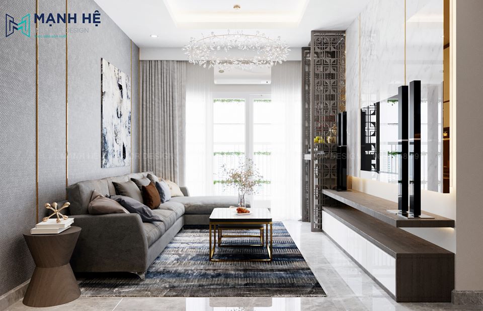 Tong quan khong gian phong khach dep