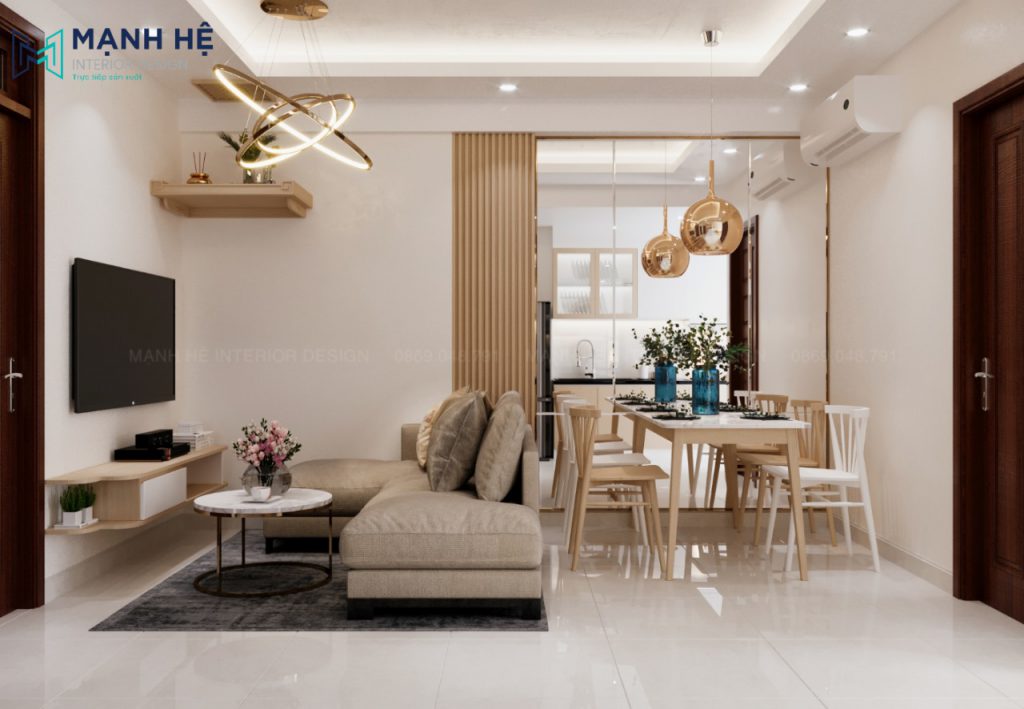 Phong khach lien bep