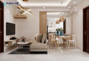 Phong khach lien bep